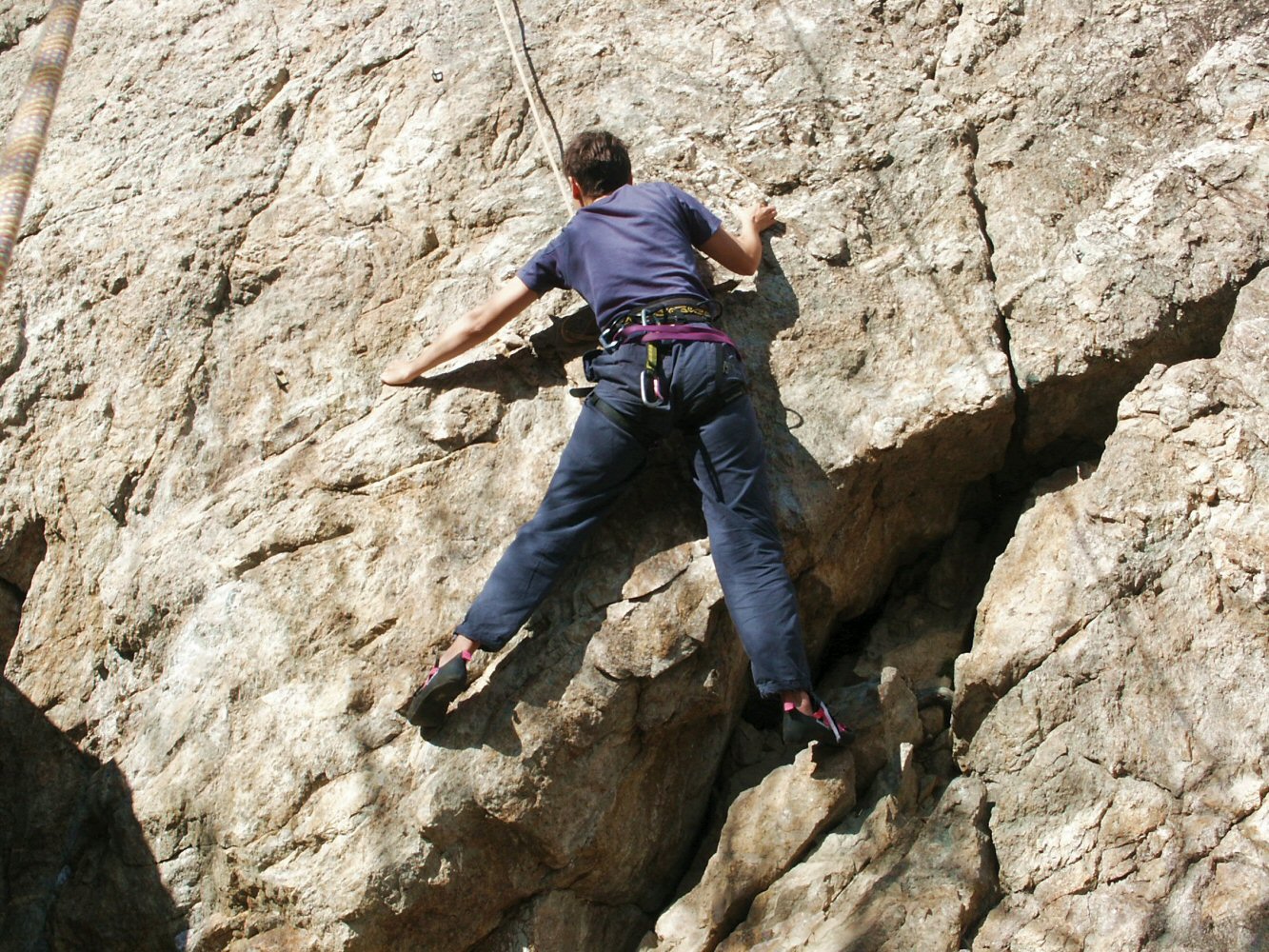 Chemin dessus au soleil