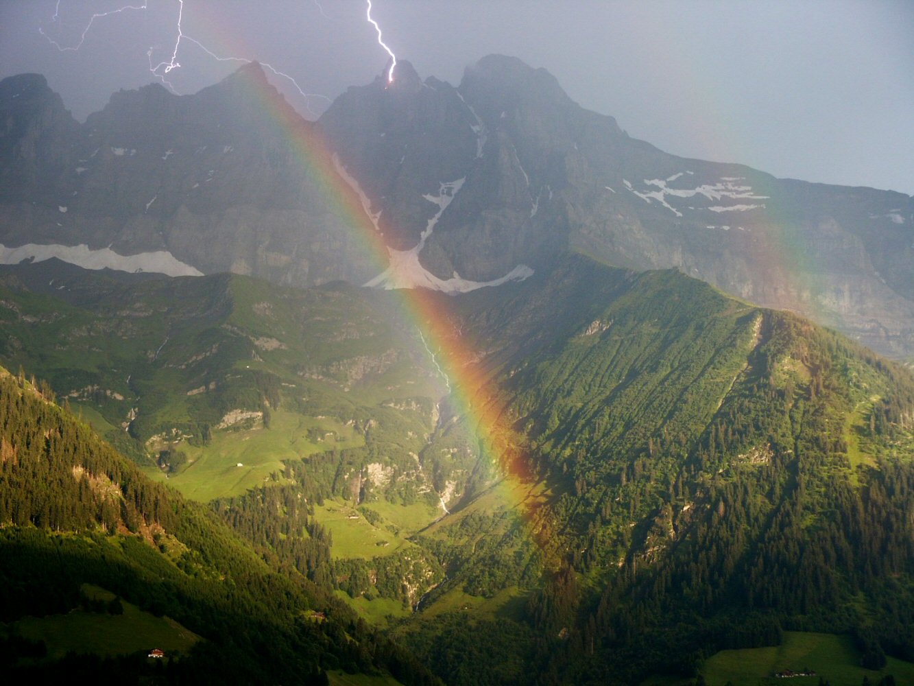 Orage vers Champery