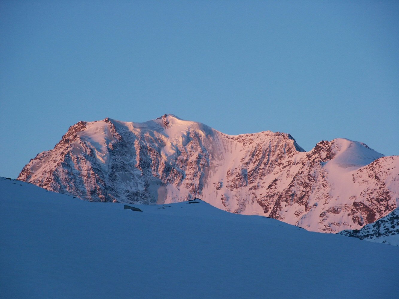 Breithorn en traversée